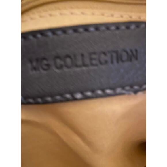 MG Collection Dark Gray Faux Leather Handbag 15x8x7 - Picture 5 of 5